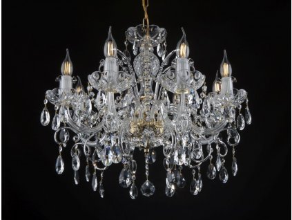 Crystal chandelier medium Lepus 2. silver