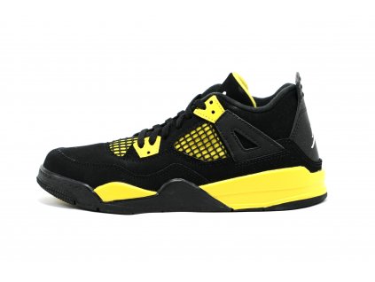 Jordan4retro SP black white tour yellow (2)